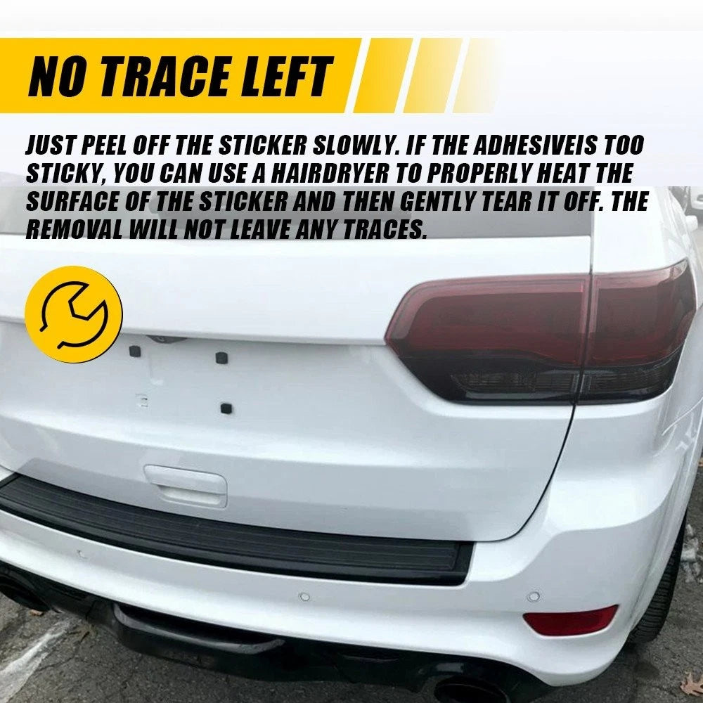 Set of 2 Tail Light Tint Overlay Vinyl Smoke for Grand Cherokee (2014–2021)