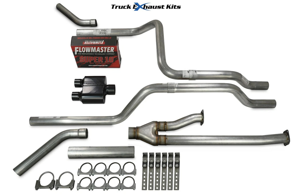 2.5" Dual Exhaust Kit for Toyota Tundra (2009–2013) Super 10 Corner Exit