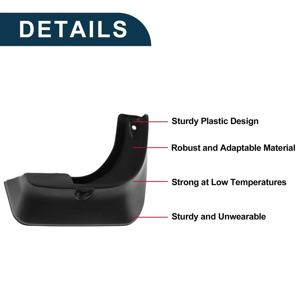 Set of 4 Mud Flaps Splash Guards for Toyota Avalon (2007–2012)