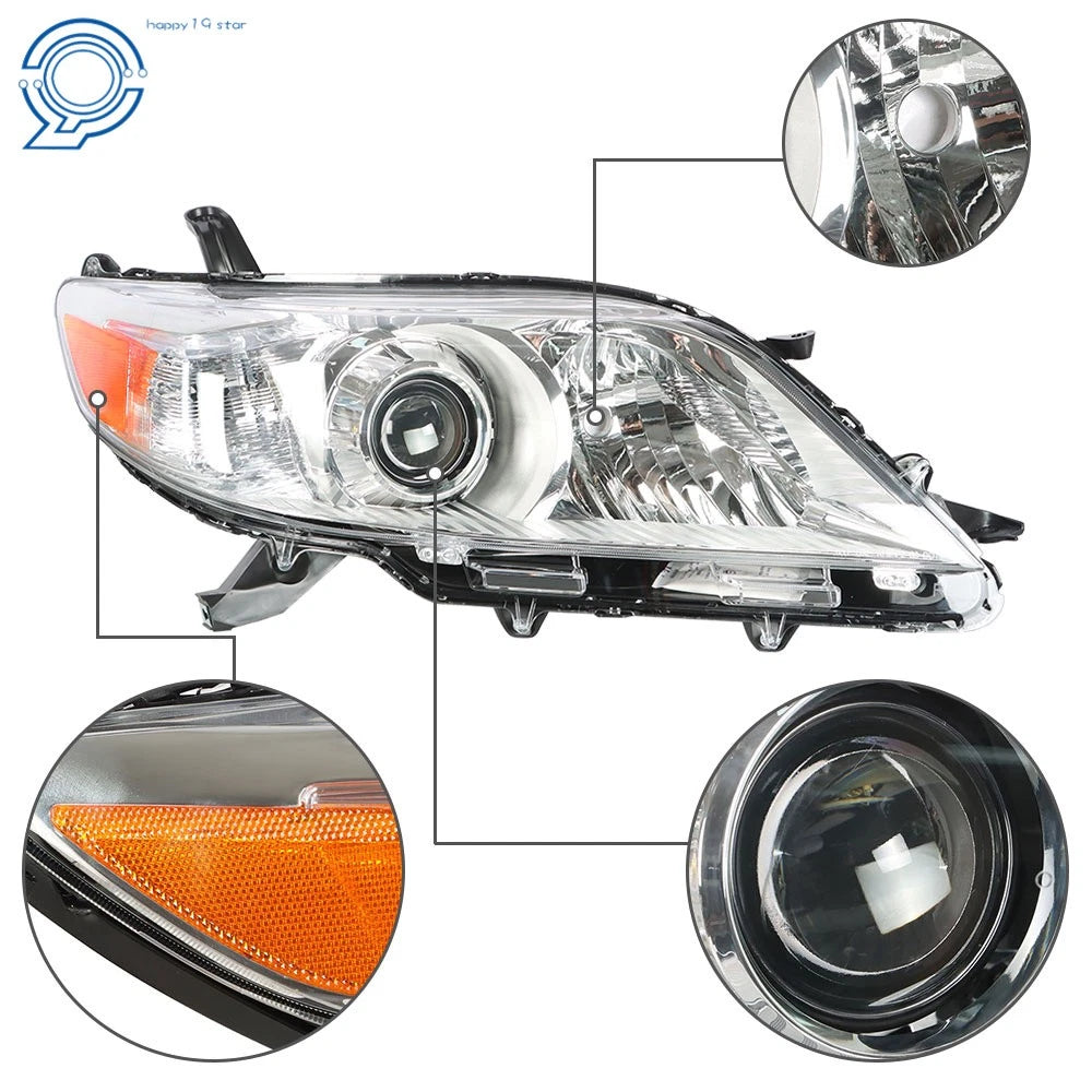 Right Side Headlight Assembly for Toyota Sienna (2011-2020)