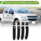 Exterior Door Handle Cover Trim for Chevrolet Colorado (2023–2024) Gloss Black ABS