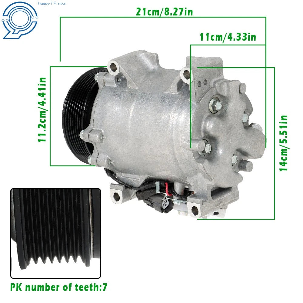 A/C Compressor for Honda Acura TSX (2004-2008)