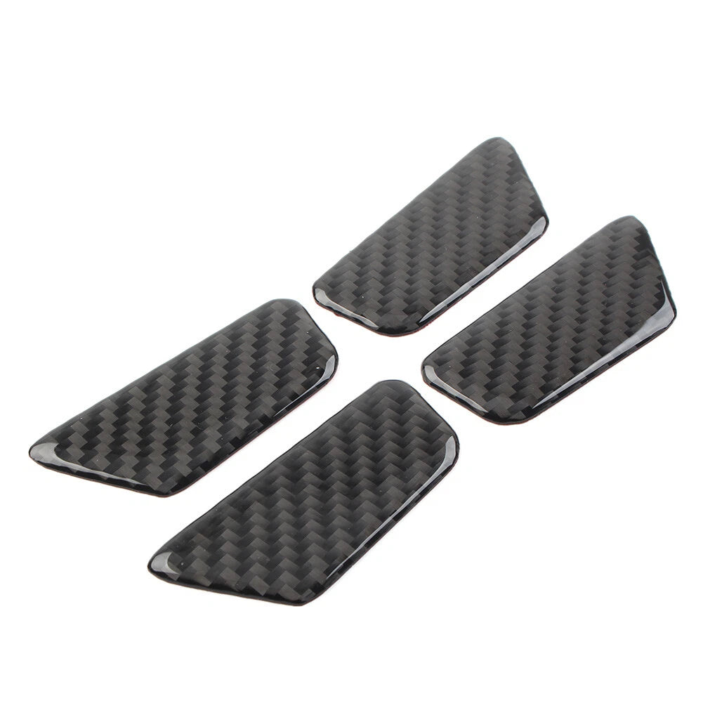 Set of 4 Inner Door Bowl Cover Trim Carbon Fiber for Chevrolet Equinox (2017–2022)