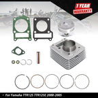 Set of 4 Cylinder Piston Rings for Yamaha TTR125 (2000–2005)