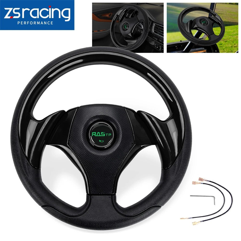 12.5" Golf Cart Steering Wheel for EZGO TXT RXV Yamaha Club Car