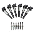 Set of 6 NGK Iridium Spark Plugs for BMW E82 E88 E90 E60 E83 E70 E85 (2007–2013)