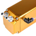 Oil Catch Tank for JDM Vehicles (750ml, Aluminum, Gold)