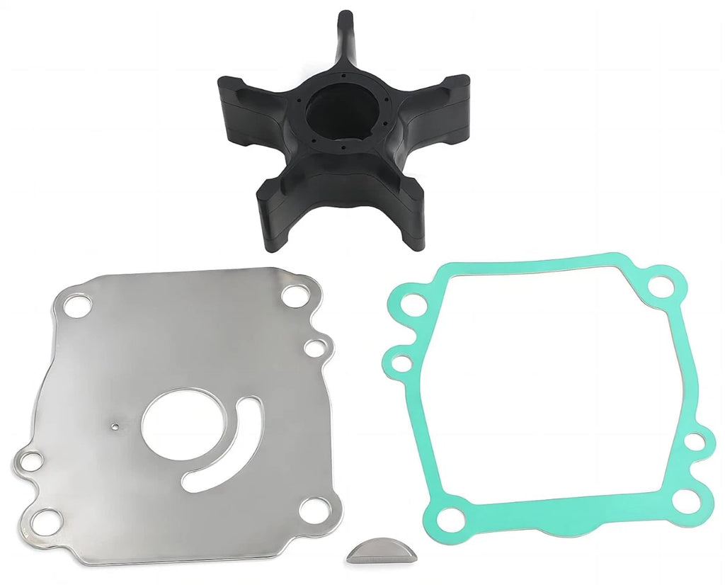 Outboard Water Pump Impeller & Plate for Suzuki 4-S (17461-90J01, 17471-92J00)