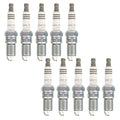 Set of 10 NGK Ruthenium HX Spark Plugs 94567 for Chevrolet Ford GMC Mazda