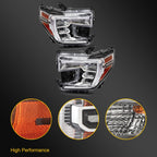 LED Headlight Set for GMC Sierra 1500 (2019–2021) Left + Right