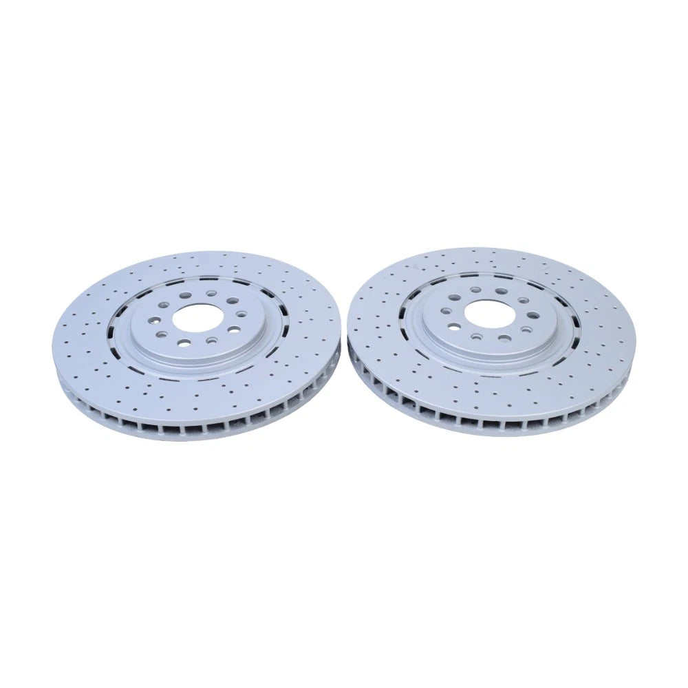 2Pcs Dimpled Front Brake Disc Rotors for Maserati Levante S (2017–2022)