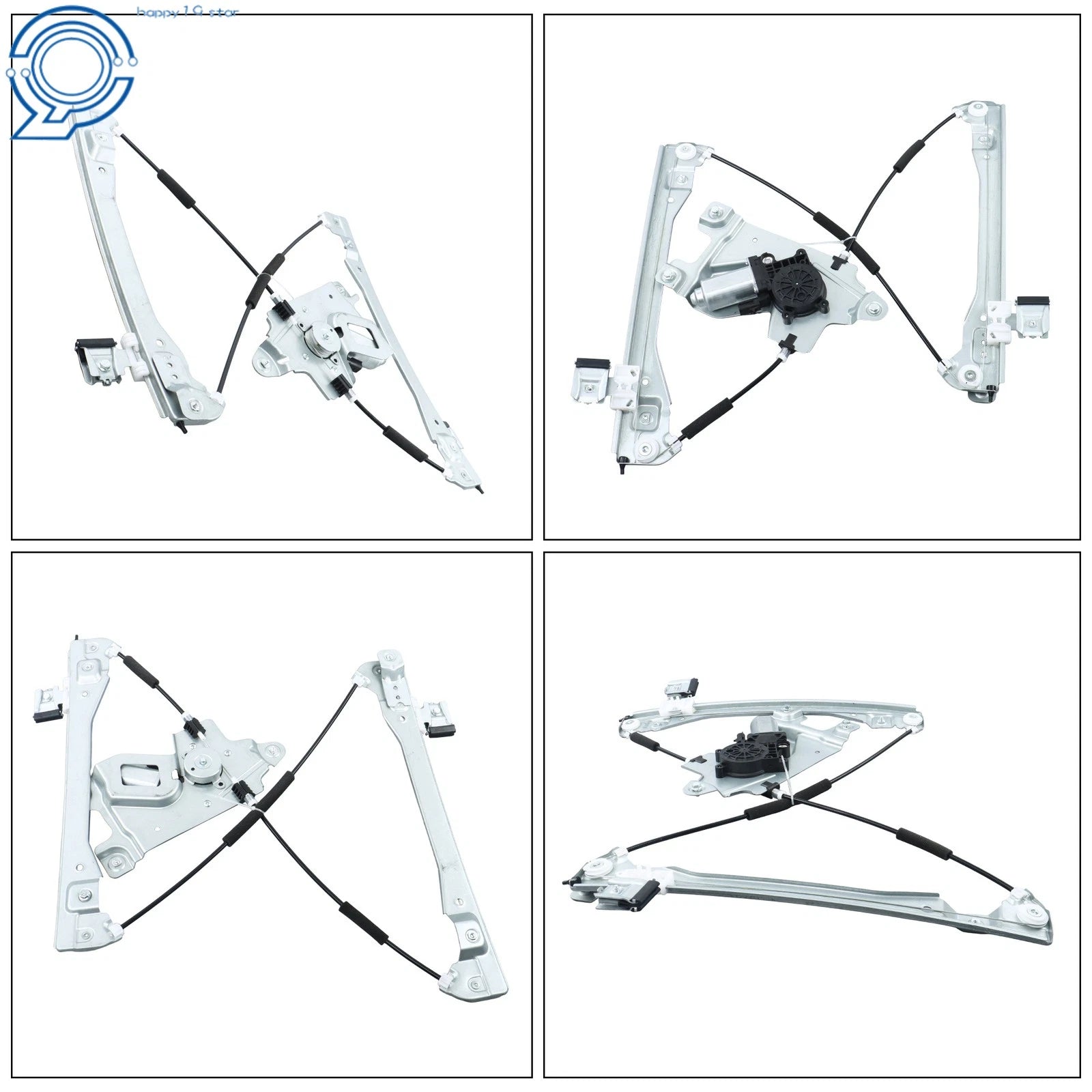 Window Regulator w/ Motor for Chevrolet Equinox GMC Terrain (2012–2017) Front Left