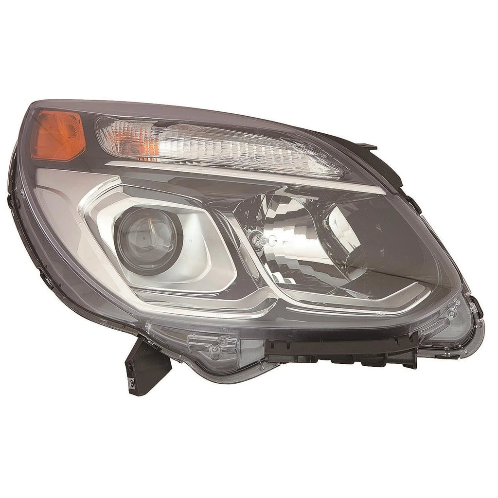 Replacement Passenger Side Halogen Headlight Assembly for 2016-17 Chevy Equinox