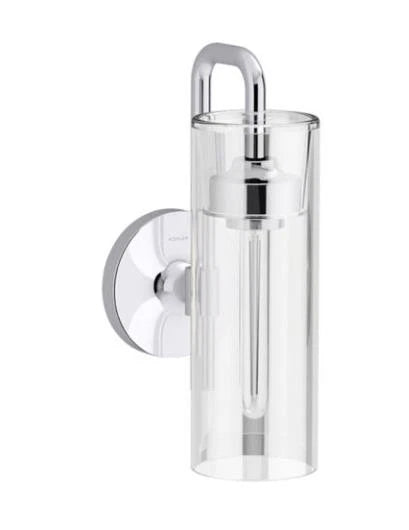 1-Light Polished Chrome Bathroom Vanity Light for Kohler Pursuit (N/A)