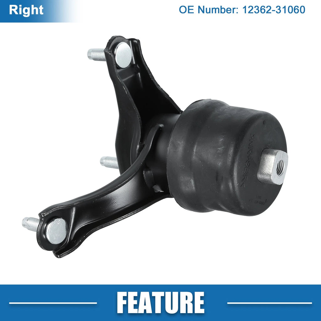 Engine Motor Mount Right & Transmission Mount for Toyota Highlander (2008–2011)