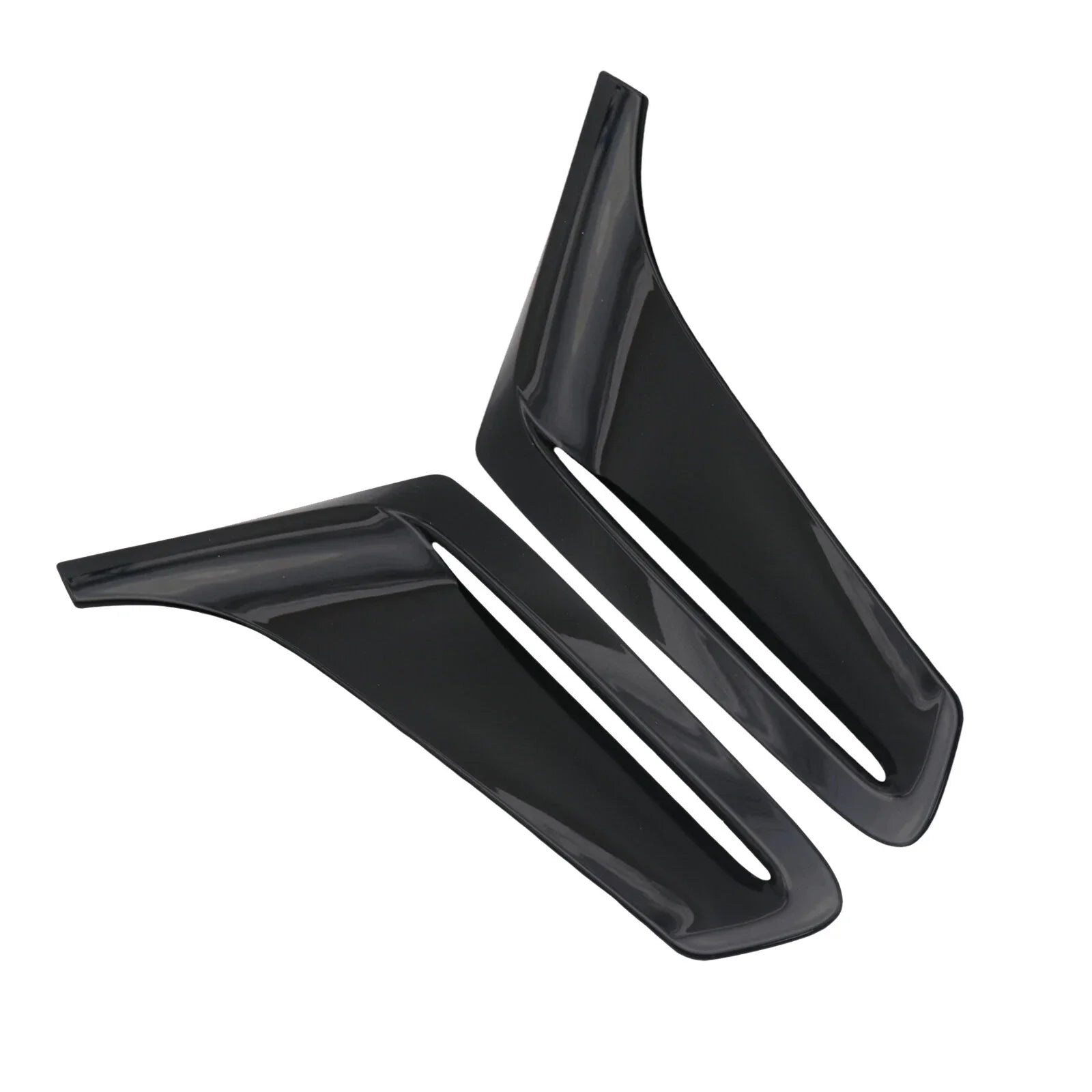 2 x Glossy Black Fender Side Air Duct Molding Trims for BMW 7-Series G12 (2016–2019)