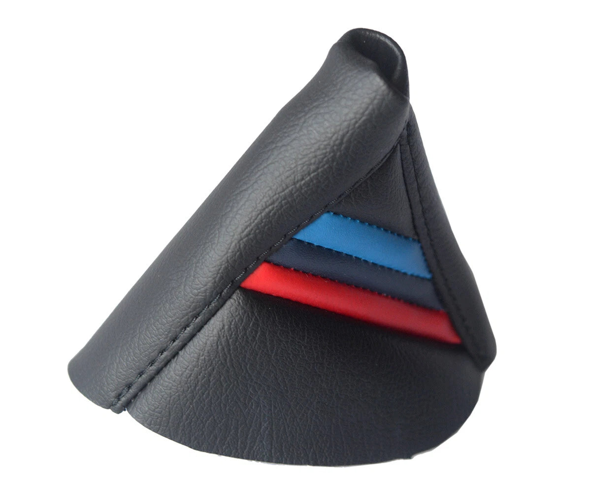 Leather Manual Shift Boot Cover for BMW F30 F31 F32 (2014–2019) Style Stripes