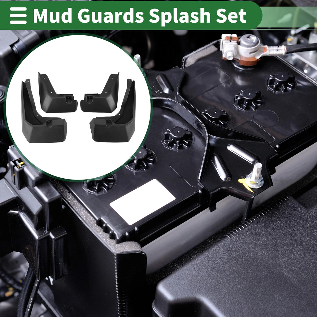 Mud Flaps Splash Guards for Ford Focus Active (2020–2021) W/ Mounts