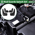 Mud Flaps Splash Guards for Ford Focus Active (2020–2021) W/ Mounts