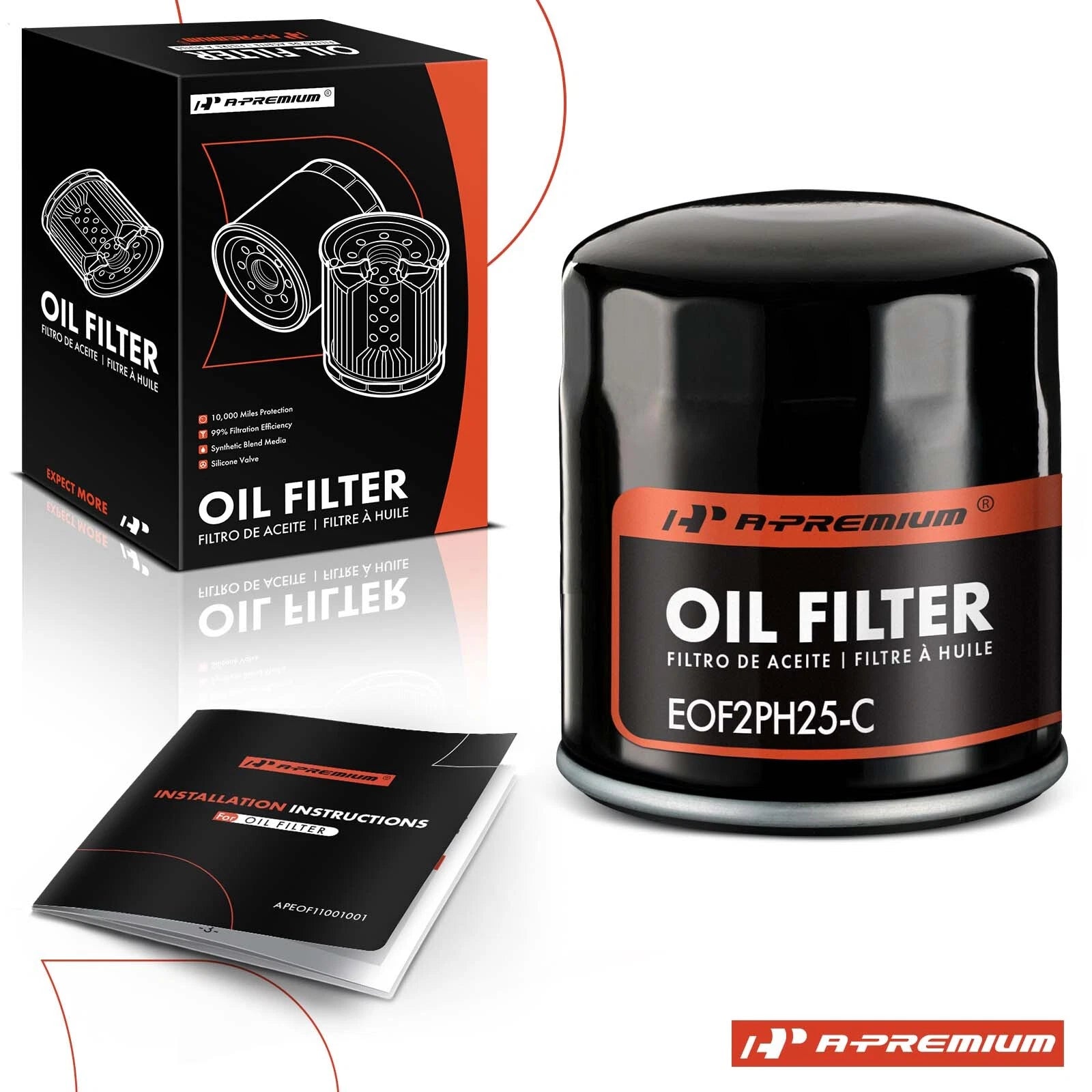 Engine Oil Filter for Jeep Cherokee (1974–1975, 1980–1982)