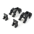 Hood Lock Latch Catch for Jeep Wrangler JK 2007-2017 Black Aluminum