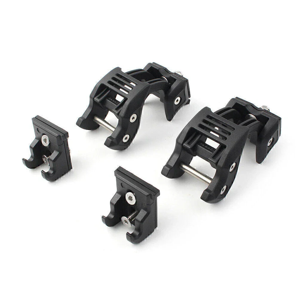 Hood Lock Latch Catch for Jeep Wrangler JK 2007-2017 Black Aluminum
