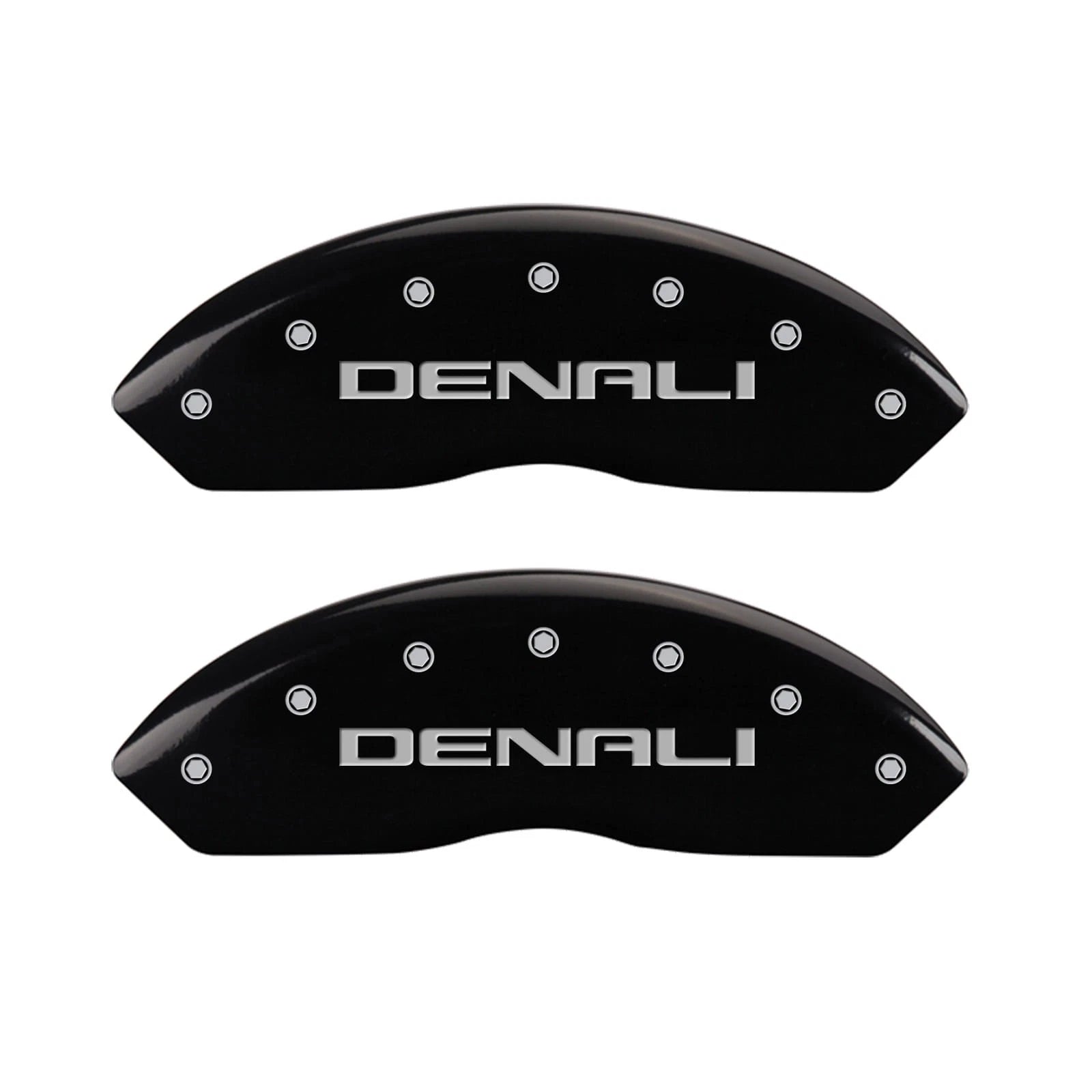 Caliper Covers Set of 4 Black Front for GMC Acadia (2017–2020)