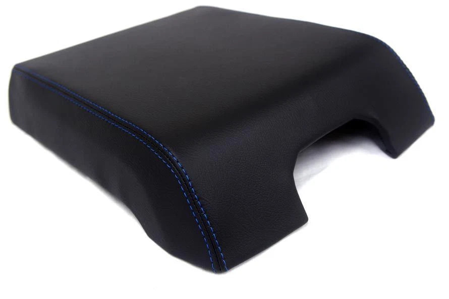 Center Console Armrest Cover for Ford F150 (2015–2020) Blue Stitch