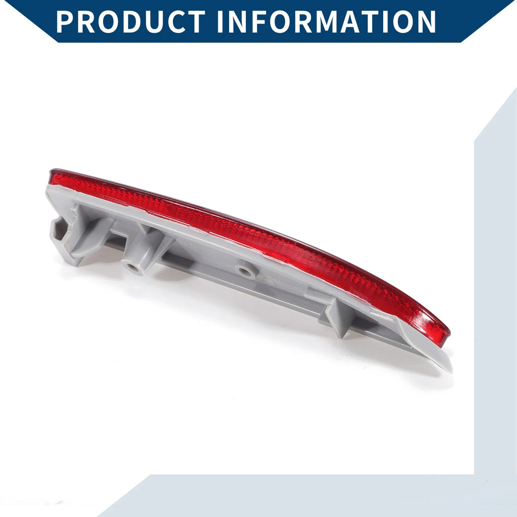 Rear Left Bumper Reflector No. 52164WB002 for Toyota Prius (2019–2022) Red