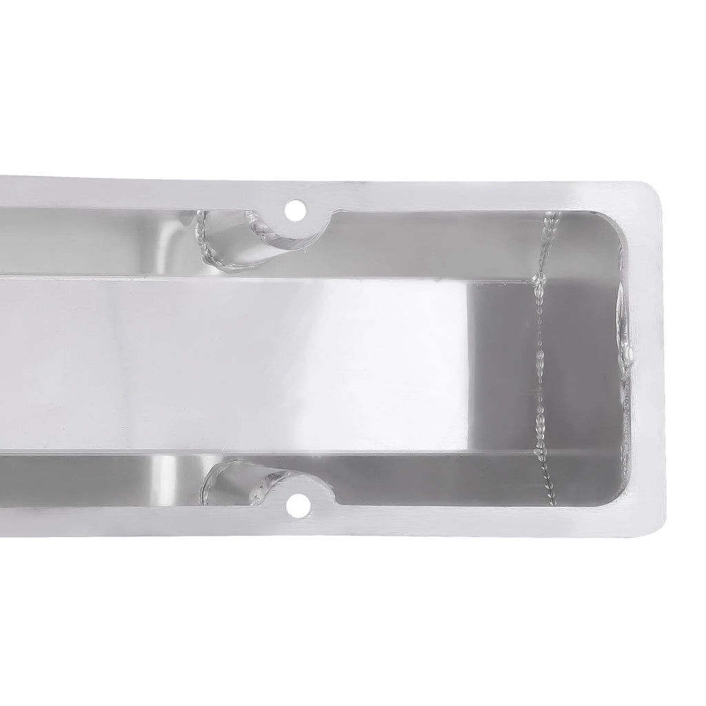 2X Fabricated Aluminum Tall Valve Covers for Small Block Chevy (1960-1990)