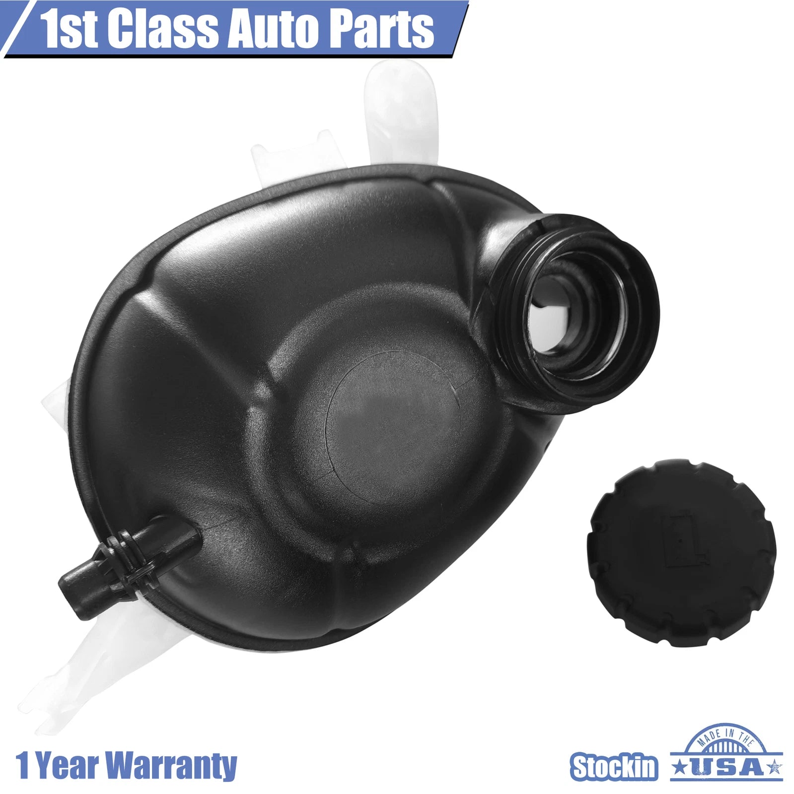 Engine Coolant Reservoir Tank with Cap for Mercedes Benz C300 (2015–2019)