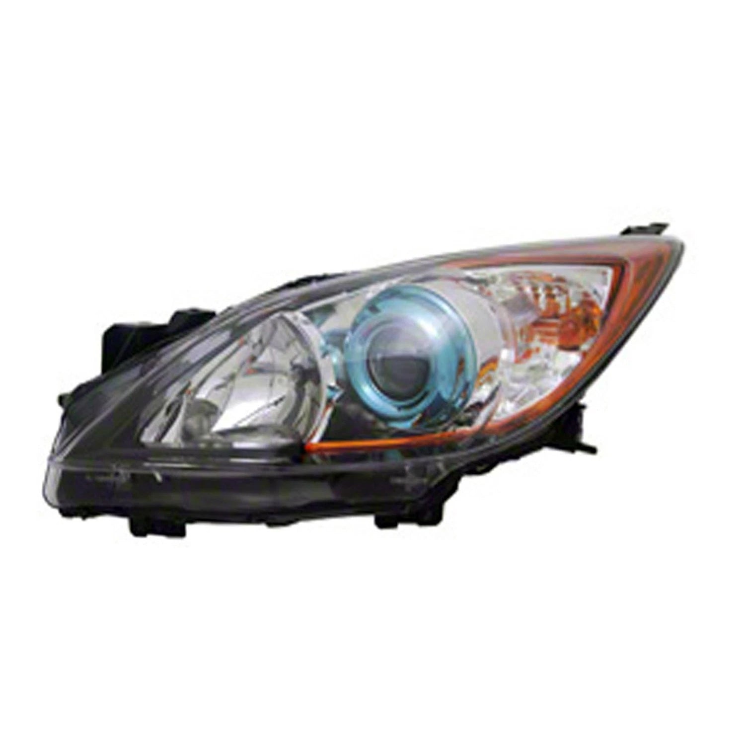 Halogen Headlight Lens Housing Passenger Side for 2012–2013 Mazda 3