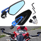 7/8" Handle Bar End Rearview Mirrors for Universal Motorcycle (All Years)