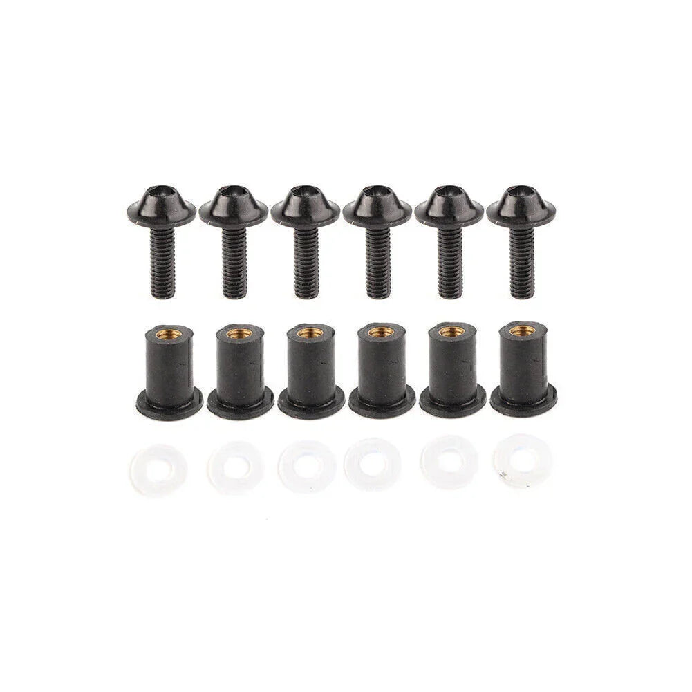 Windscreen Fixing Kit Black Bolts for Honda CBR250 300 650 900