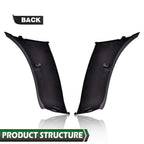 Front Bumper End Caps Set of 2 for Toyota Tacoma (2005–2011) Black