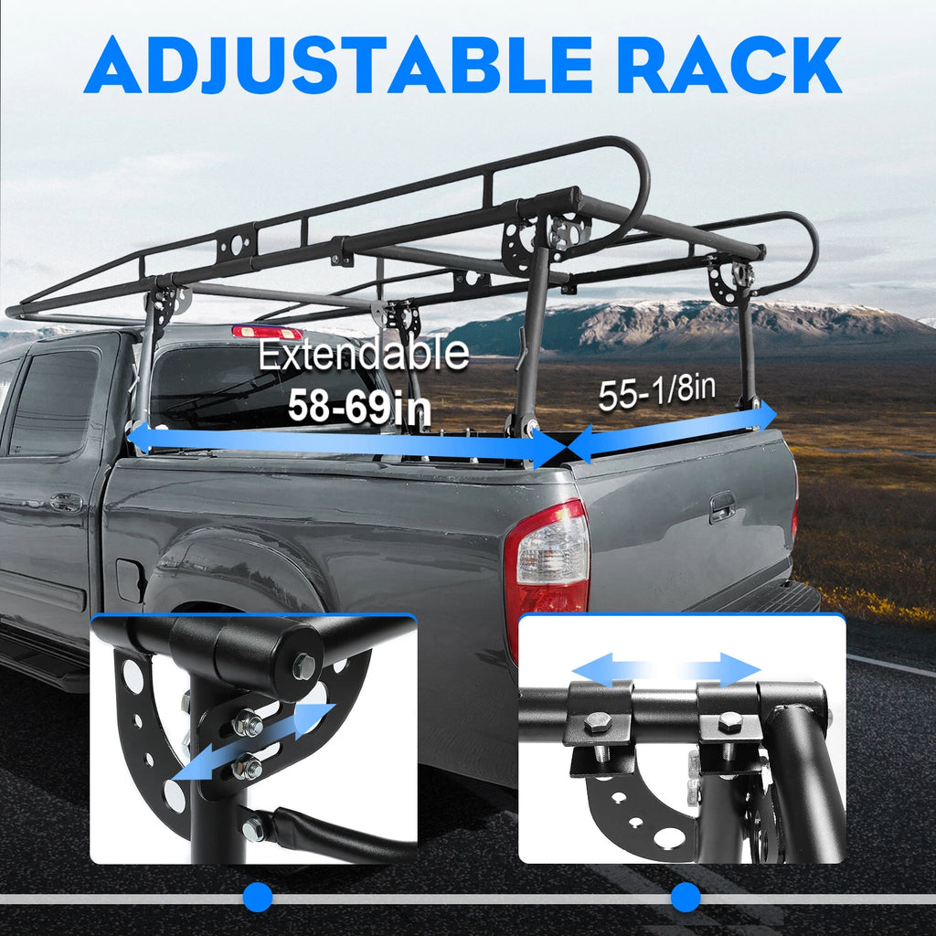 Adjustable Truck Bed Rack for Pickup (2010–2023)