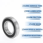 Deep Groove Ball Bearing 6213VV for Scooter Skateboard Wheel (P0 65x120x23mm)