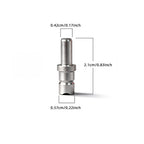 Milk Frothing Tube Connector Nozzle for Barista Tools (1.5cm)
