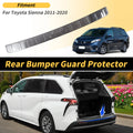 Rear Bumper Topper for Toyota Sienna (2011–2020) Silver Tone