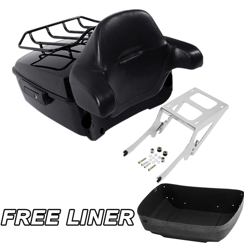 Trunk Backrest Pad Mount Rack for Harley Heritage Classic (2018–2023)