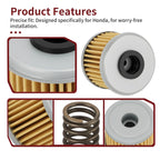 5PCS Oil Filter w/ O-Ring for Honda CRF250X (2004–2009, 2012–2013, 2015–2017)
