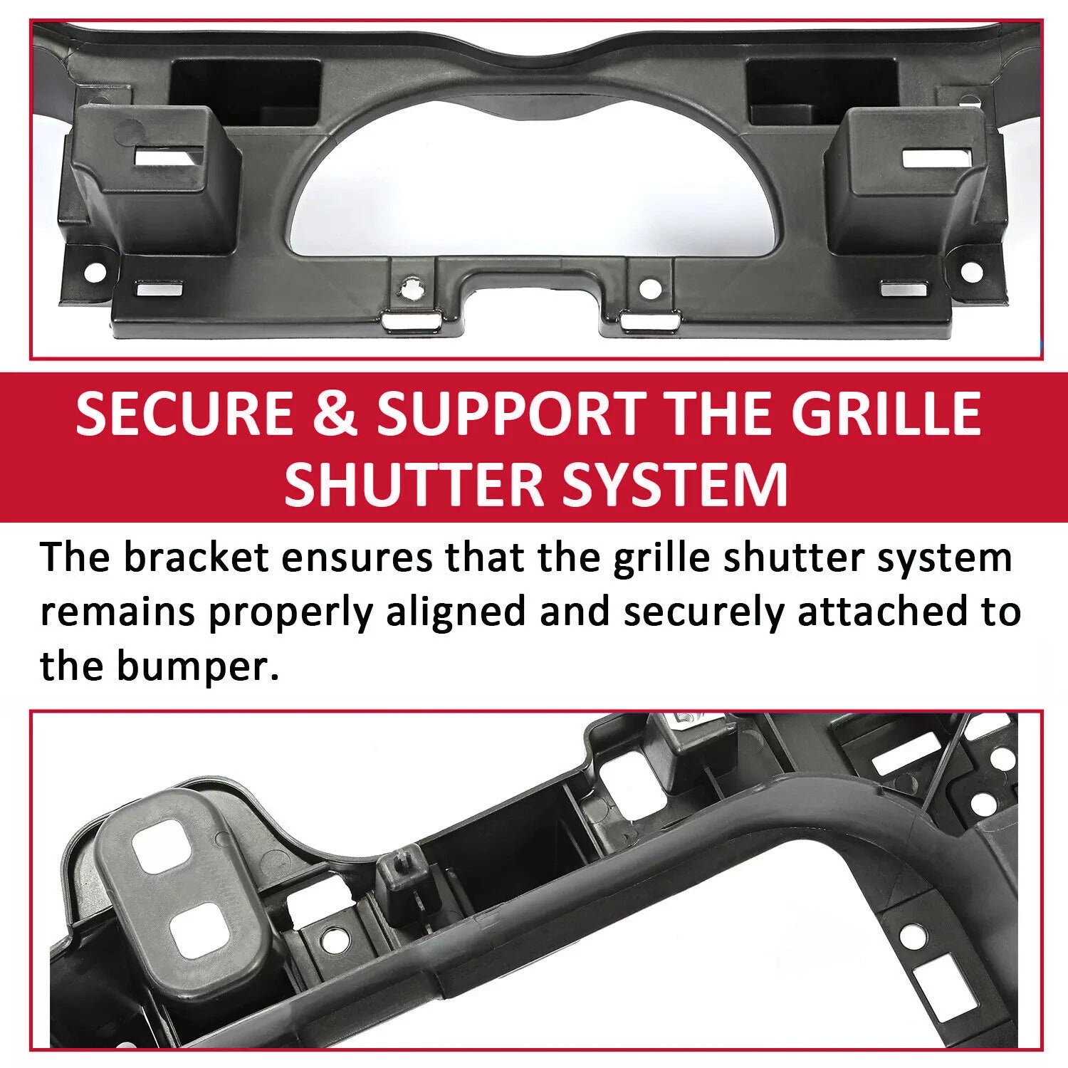 Bumper Grille Shutter Bracket for GMC Sierra 1500/2500HD/3500HD (2014-2019)