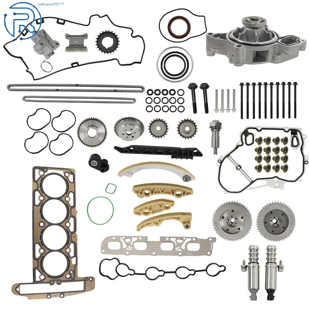 Timing Chain Kit with Water Pump & Head Gasket Set for Buick LaCrosse (2011–2016) 2.4L