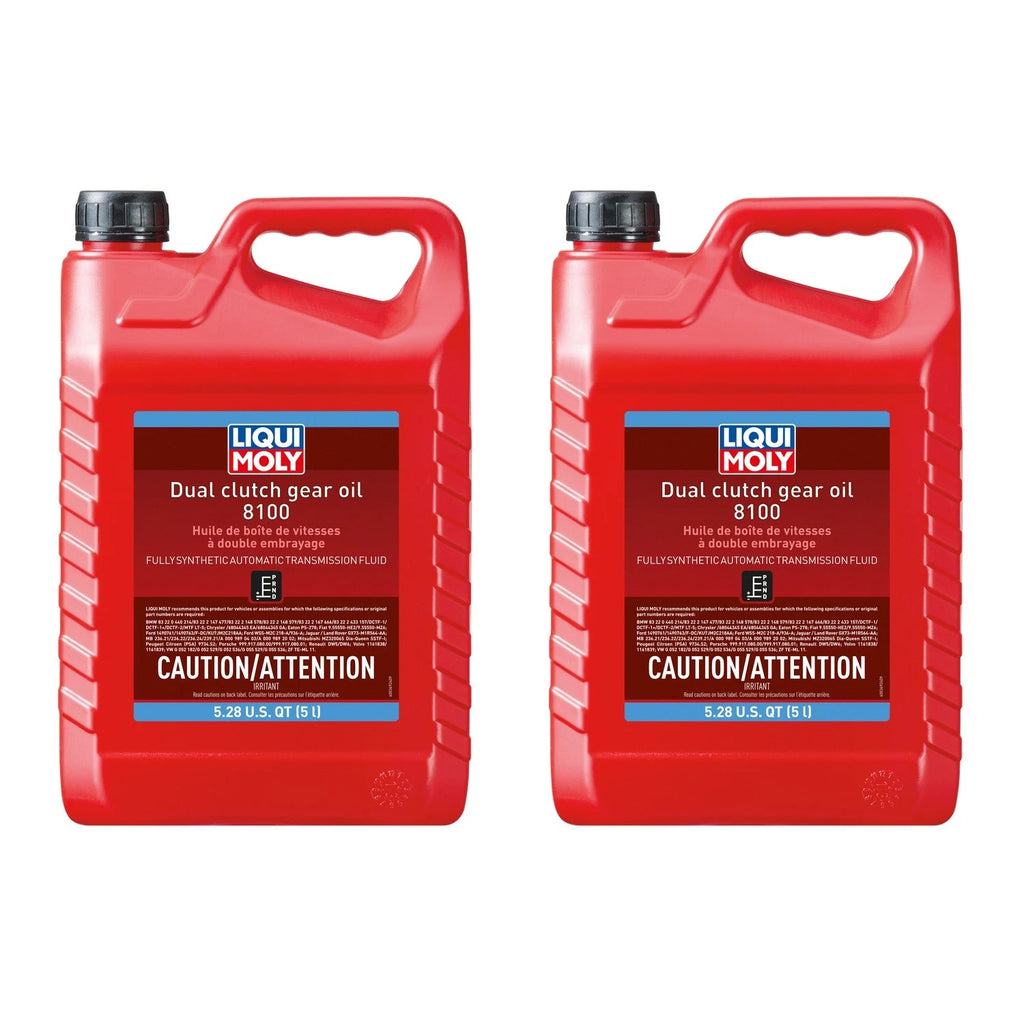 Set of 2 Liqui Moly 5L Automatic Transmission Fluid for Dual Clutch (8100)