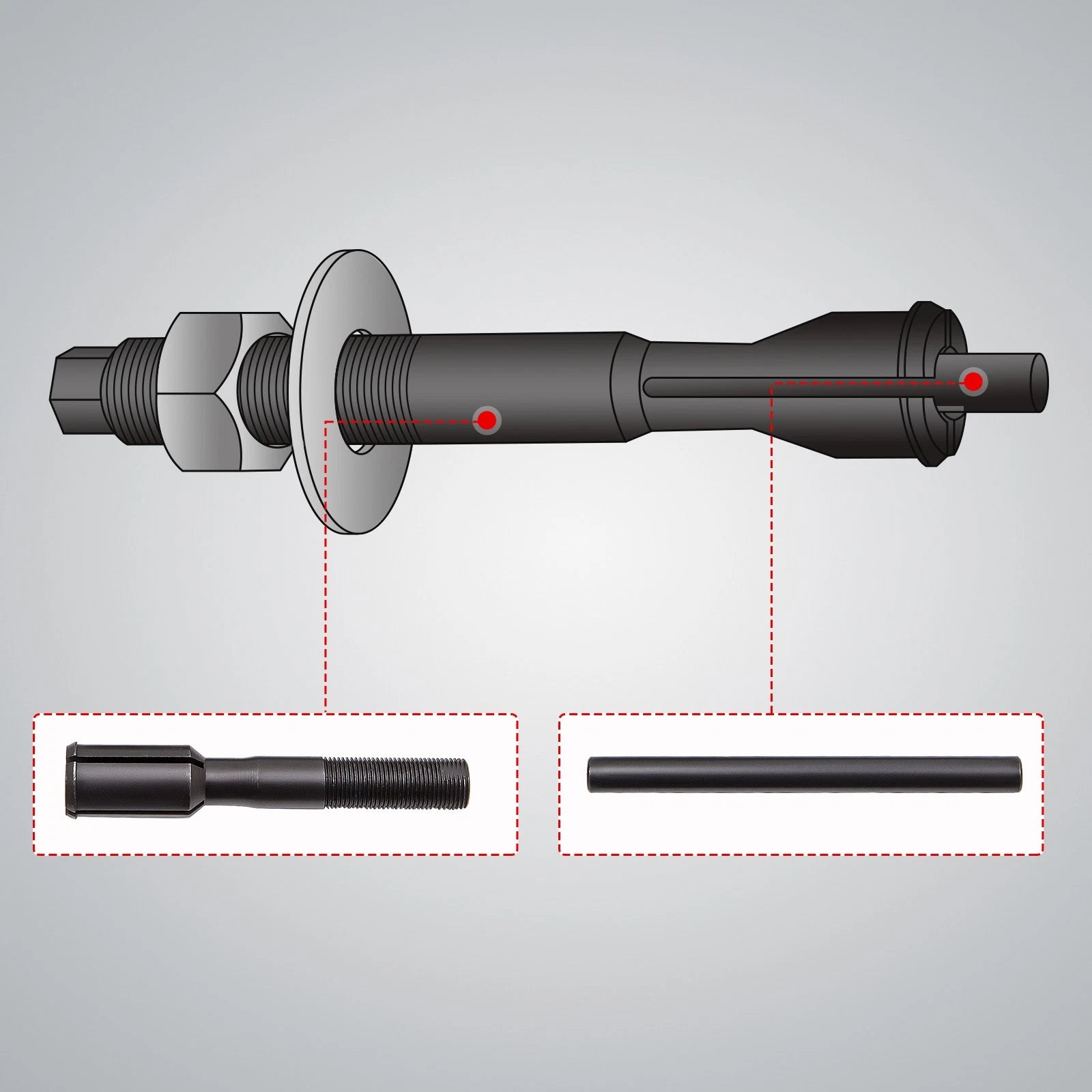 Inner Cam Bearing Installer Tool for Harley Twin Cam (1999–2000)