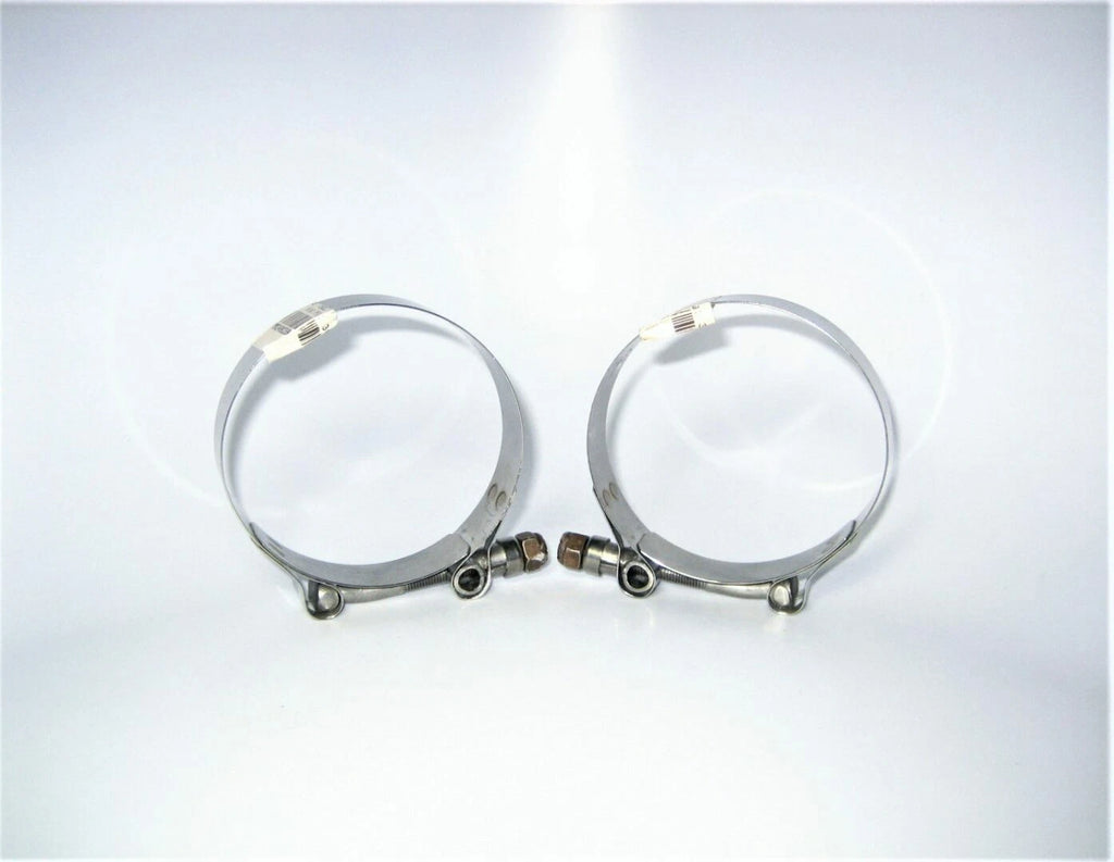 2X T-Bolt Exhaust Intake Hose Clamps for Marine Industrial Engine (300110300)