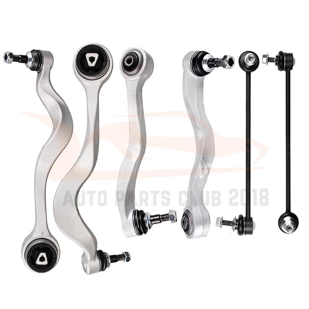 Set of 6 Front Lower Control Arms Sway Bar Kit for BMW 525i 528i 530i 535i 545i 550i (2001–2010)