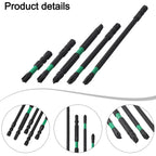 6PCS Alloy Steel Magnetic Cross Screwdrivers for Electrical Tasks