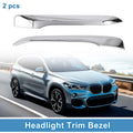 2X Headlight Trim Bezel for BMW X1 F48 (2016–2019)