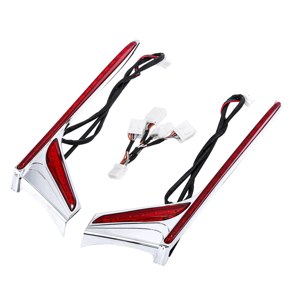 Rear Red LED Light Vertical Strip for Honda Goldwing GL1800 (2013–2017) F6B (2013–2016)